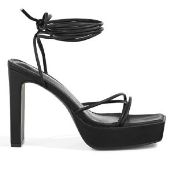 Platform strappy heels - Picture 1 of 5